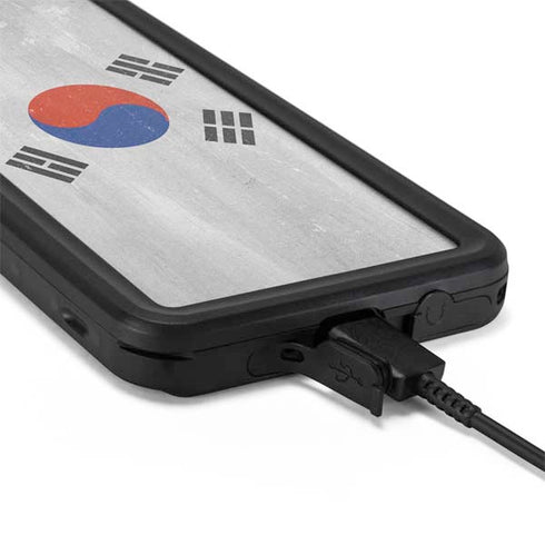 South Korean Flag Distressed Galaxy S20 Waterproof Case